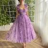 European and American Women's Wedding Dress Tulle Suspender Sleeveless High Split Bridal Party Beach Dress