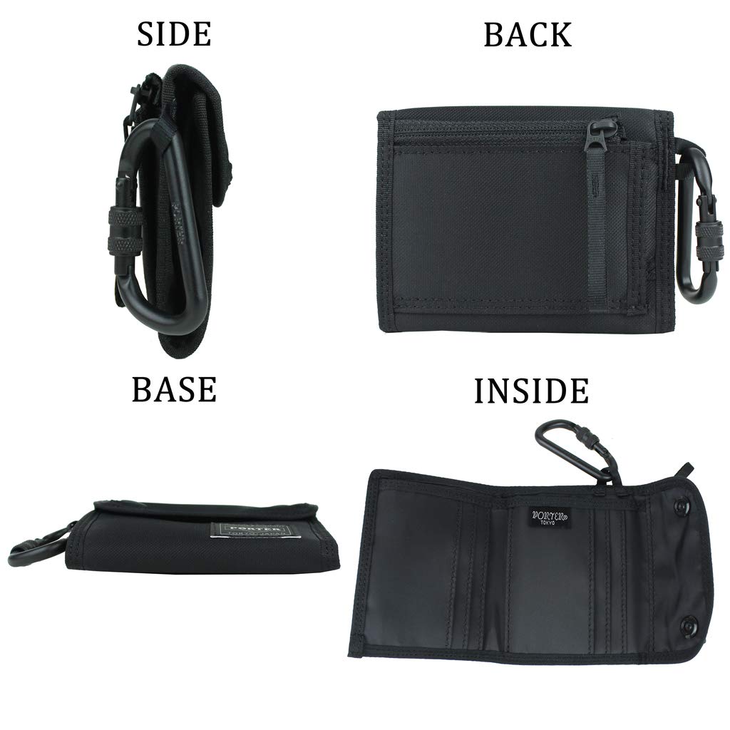 COMPART Wallet Wallet [PORTER] Tri-fold 538-16171 Black/10