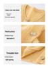 Women's Round Neck Button-Up Cardigan: 75% Cashmere, 25% Mulberry Silk, Cable Knit, Long Sleeve Sweater Coat