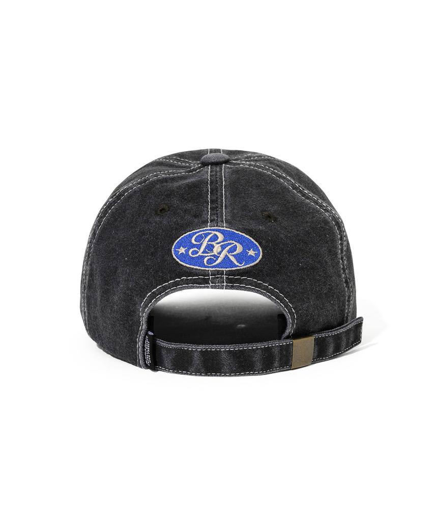 Bieseulaebis Heavy Stitch Vintage Washed Cotton Cap Charcoal