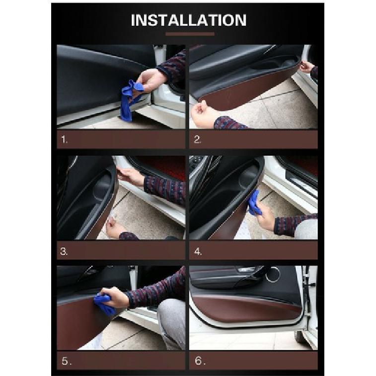 Car Door Anti-kick Pad Sticker Protection For BMW E90 F30 F10 3GT F34 Car Stylin