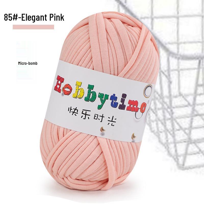 Cloth Strip Yarn DIY Crochet Kit: Handmade Bag, Knitting Material for Cushions, Carpets, and Dolls