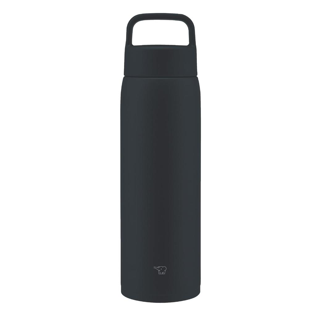 Zojirushi Acciaio Inossidabile Acqua Grande Capacità Consigliata per Lavastoviglie Senza Cuciture Carbone Bottiglia, 1.0L, Esercizio, Manico a Vite, Sicuro, Tappo,