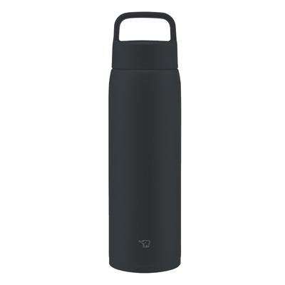 Zojirushi MahobinMug Water Bottle 1.0L Handle Screw TypeSeamless 2 Care Points Charcoal Black SU-DA100-BM