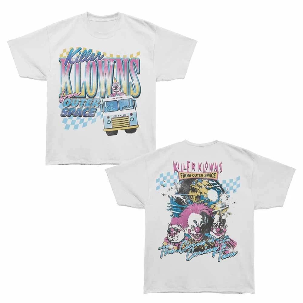 Killer Klowns Ice Cream Pastel Bronx Oversized Short Sleeve Children s T-shirt White 160