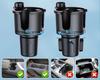 Smartphone Drink Holder, Car Adjustable, Mobile Phone Cup Stand, In-Car, 2-in-1 Design, Cup Holder,