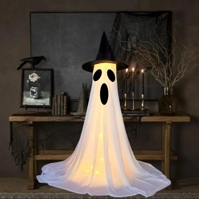 2025 New Halloween Yard Halloween Decorations Outdoor, Decorated Standing Ghost Front Porch Yard Halloween Decorations for Home