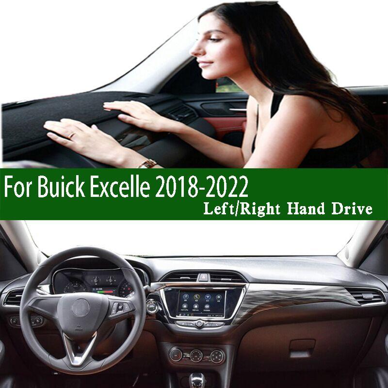 For Buick Excelle SV1 2018- Dashmat Dashboard Cover trument Panel Sunscreen ulation Protective Pad Anti-Dirt Ornaments