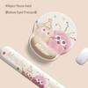 Women's Cute Monster Non-Slip Thick Wrist Rest Mouse Pad for Office or Laptop Use