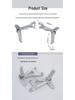 Motorcycle Footpeg Assembly: Rear Folding Footrest for Modification Accessories