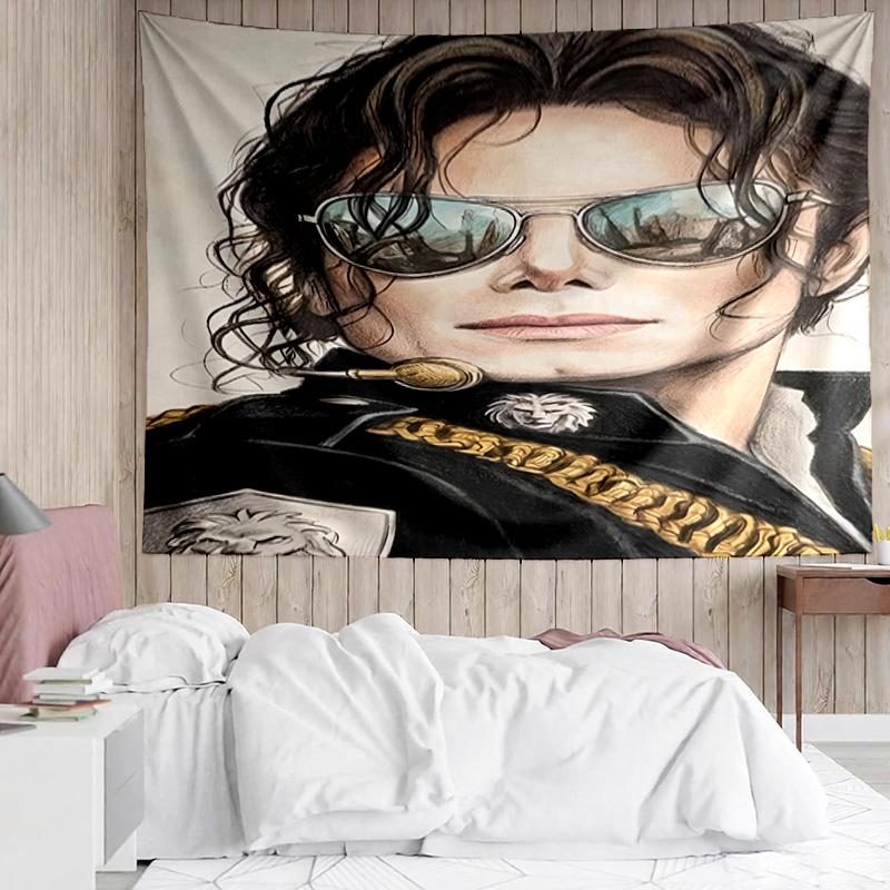 1PC Jackson's Thriller Tapestry Accessories Playroom Tapestry, for Bedroom,Livingroom, Dormitory Room Wall Decor Fan Birthday Gifts