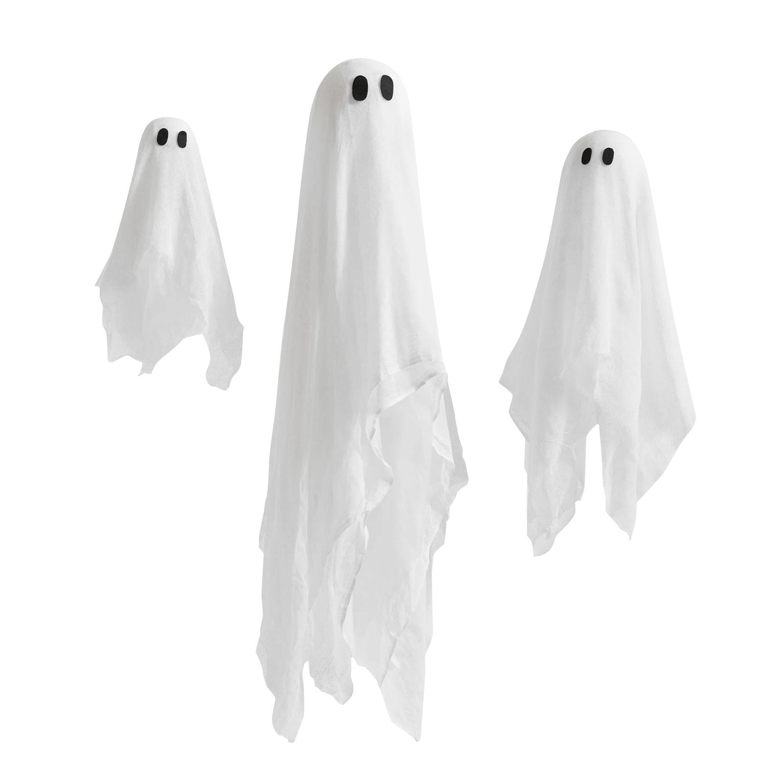 

3pcs-Pack Halloween Glowing Horror Atmosphere Decoration Hanging Festive Atmosphere Cute Glowing Ornaments One Size