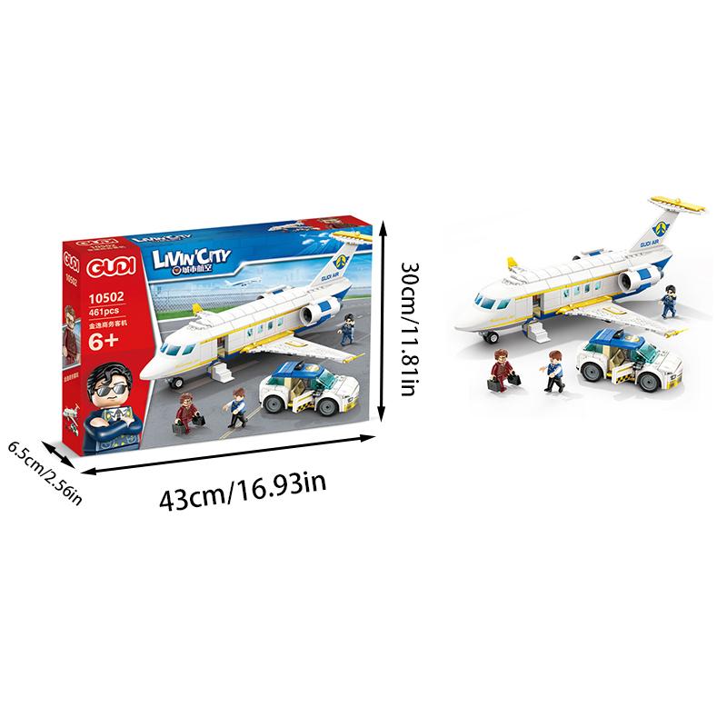 

Конструктор Автобусные блоки Модель самолета Мальчик Интеллектуальный Развивающий Сборный Подарок Игрушка