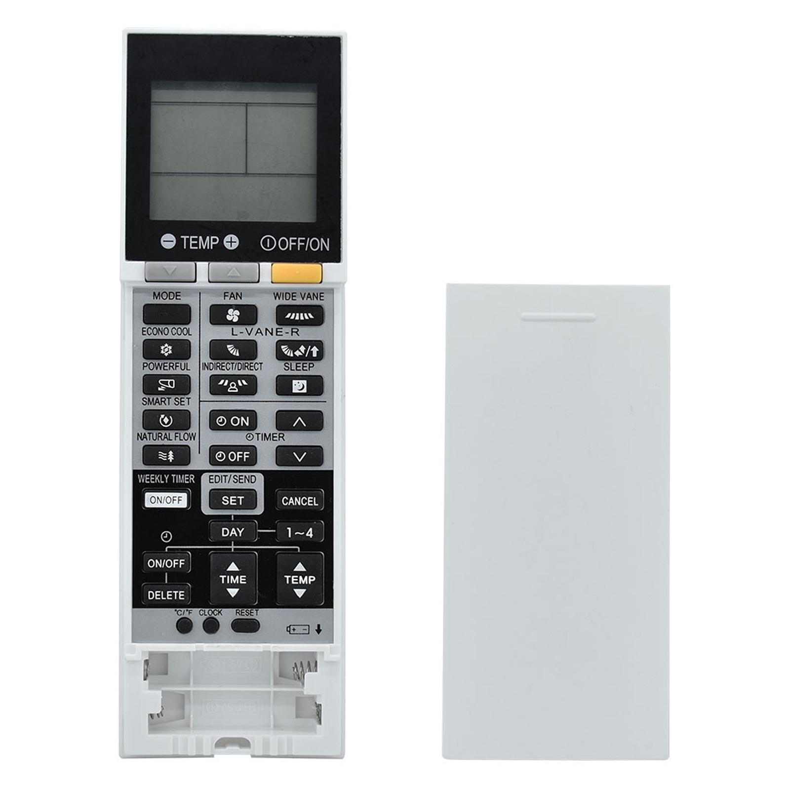 

User Friendly Flip Cover SG15C Remote for Mitsubishi Air Conditioner Remote Protects Buttons Simplifies Operation