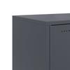 Sideboard Anthracite 100.5 X 39 X 72 Cm Steel