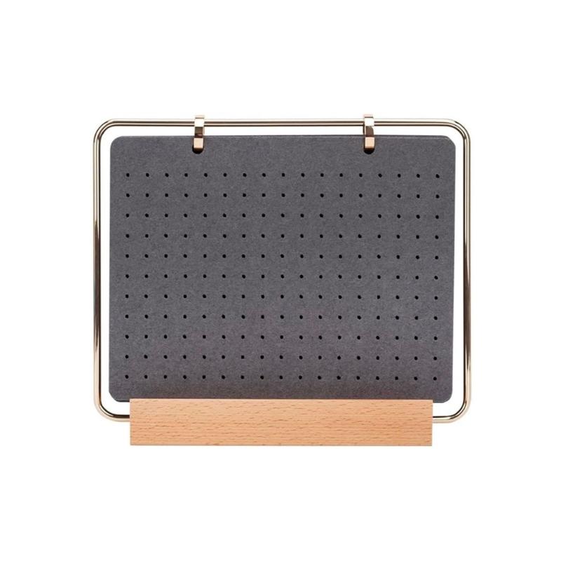

Pin Collection Storage Calendar Badge Earring Display Organiser 6 Pages Large Capacity Brooch Holder for Household Use сірий колір