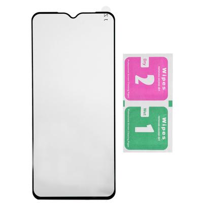 Full Cover Tempered Glass Screen Protector Film for Redmi 9A Mobile Phones ProtectionBlack