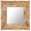 Day and Night - Day and Night Solid Mango Wood Mirror 50x50 Cm
