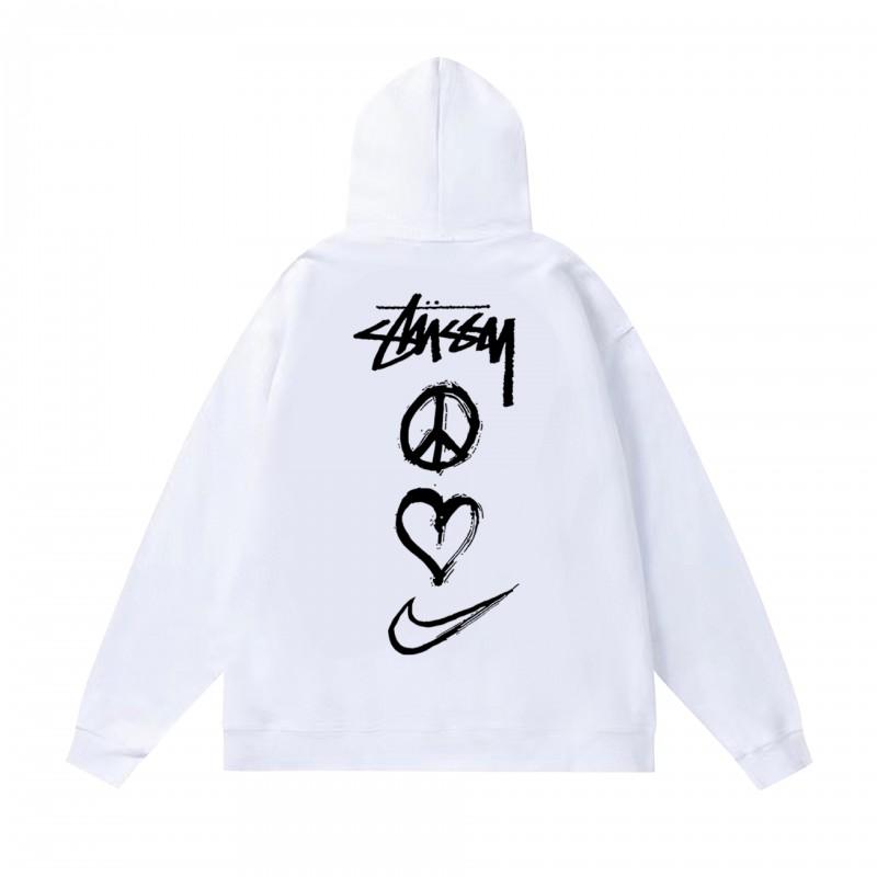 Mens Oversized Hooded Sweatshirt With Bold Letter Print Cotton Blend Loose Fit Daily Wear
