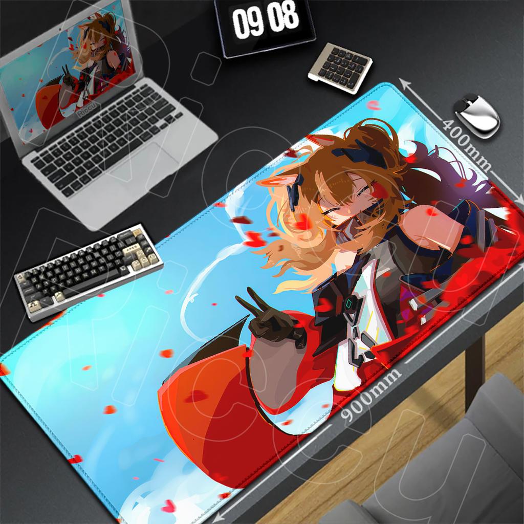 Heißes Spiel Arknights Endfield Kawaii Anime Mädchen Gilberta Mauspads HD Druck Gummi Büro Computer Tischmatte Laptop Tastaturmatte