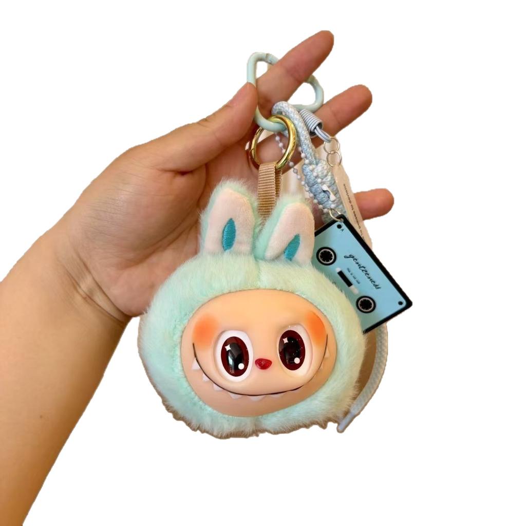 Plush Big Head Schoolbag Pendant Popular Doll Doll Seal Pendant Car Keychain