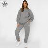 Women's Autumn/Winter Casual Printed Hoodie & Long Pants Set - European & American Style
