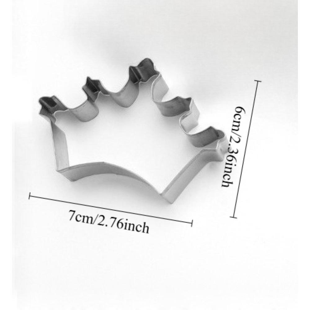 Edelstahl Weihnachtskeks Ausstecher Set 5-teilig für DIY Backen Kuchen Fondant Zucker Kunst Keks Dekoration Werkzeuge
