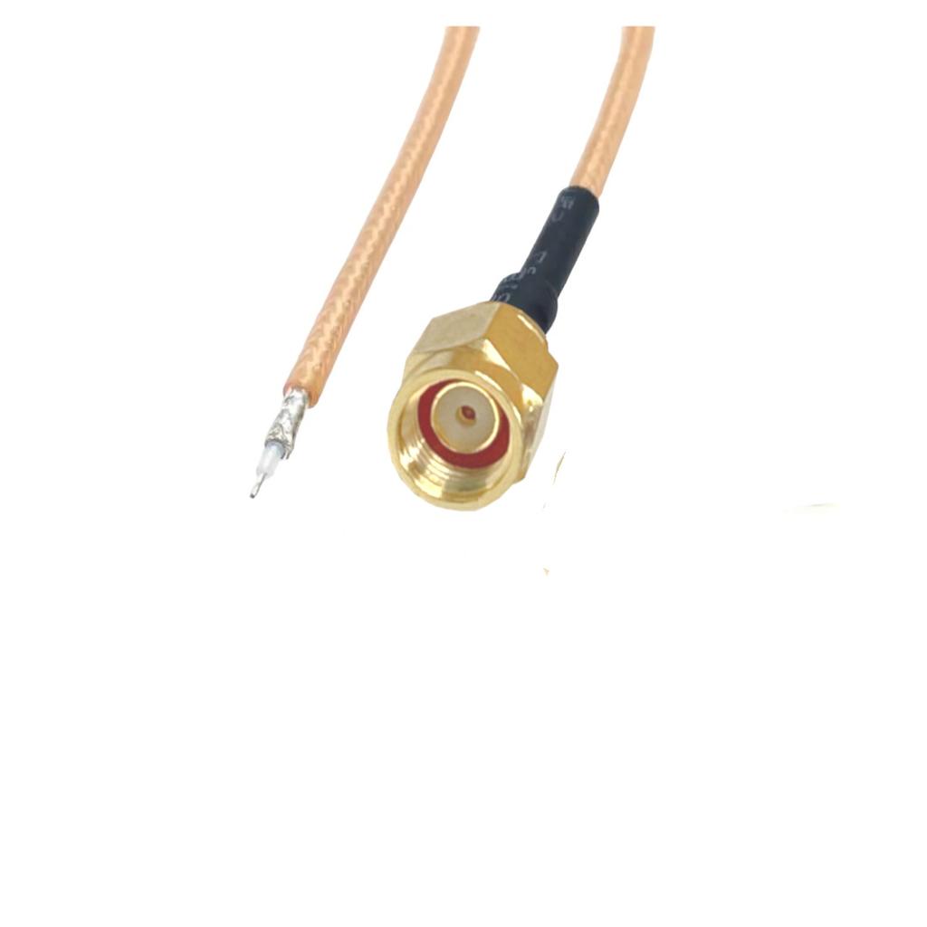 Pigtail SMA-RP plug 30cm RG178 / FOR soldering