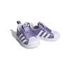 Adidas Originals Superstar 360 Comfortable Casual Low-Top Walking Shoes Baby Shoes Purple White FZ5608