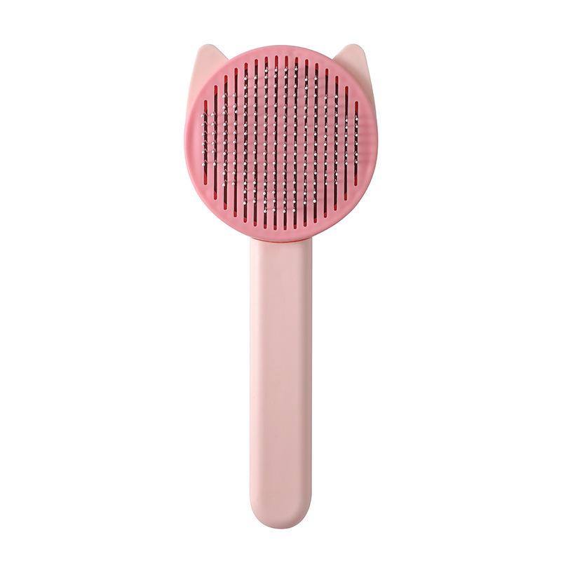 Pet Grooming Needle Comb for Cats and Dogs - De-Shedding, Brushing, and Massage Tool for Long-Haired Breeds