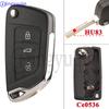 Guscio Chiave Auto Pieghevole Modificato Jingyuqin Ce0536/0523 Hu83 Va2 Per Peugeot 107 207 307 407 306 308 408 508 Citroen C2 C3 C4
