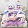Comforter Anime Kawaii Sexy Girl Bedding Set Boys Girls Twin Queen Size Bed Kids Adult Fashion Home Textileextile