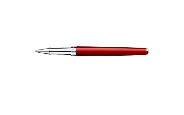 CARAN Leman Slim Rouge Carmine Ballpoint Officially Imported D'ACHE Pen, 4771-580,