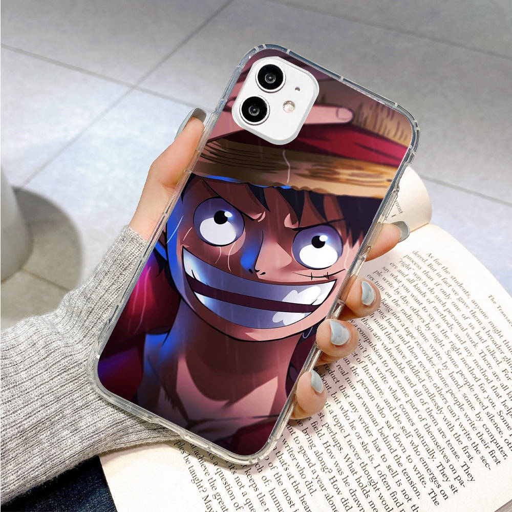 Case for Samsung A04 A14 A23 A34 A54 M23 M33 M52 M53 Realme 10 9 C30S C35 C55 VIVO Y02S Y21 Y51 X80 Pro Transparent Cover WI63 One Piece Luffy