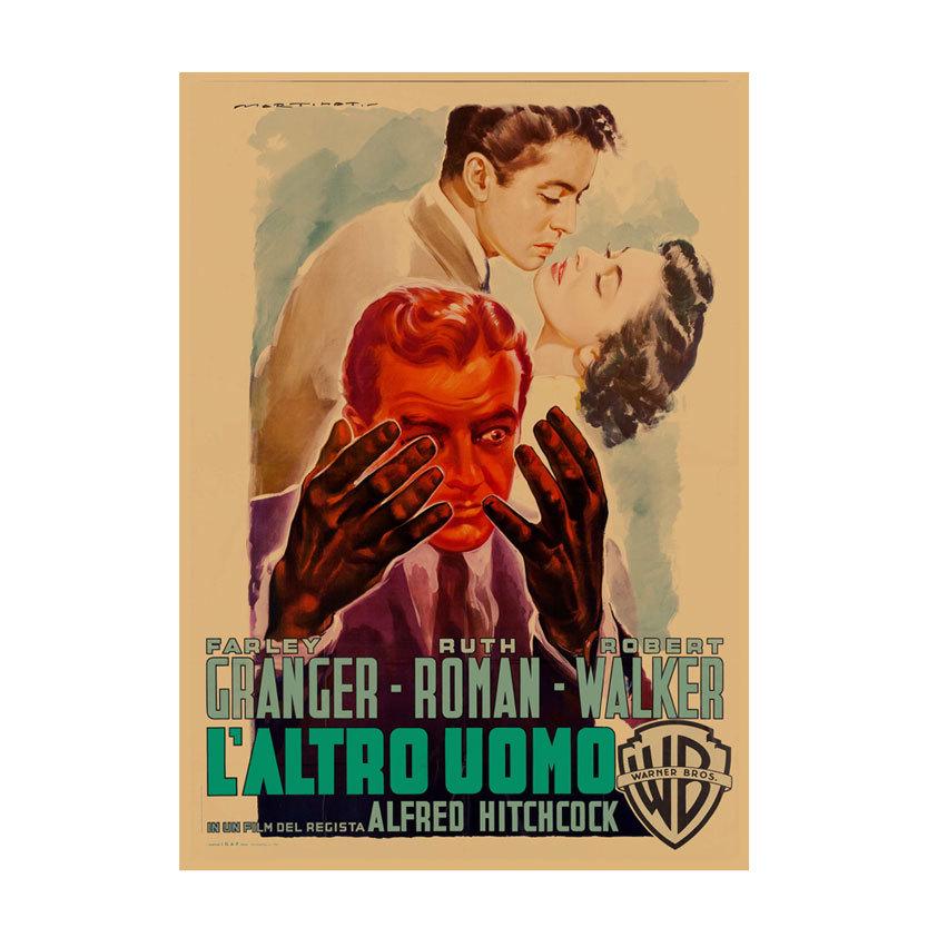 Retro Movie Illustration Poster for Bar, Cafe, or Dormitory Wall Decor