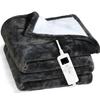 Heated Blanket 59 X 70.8 10 Heating Settings Auto Shut-Off Machine Washable with Hand Controller 110-V 145*65cm Flannel