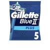 Razor Blades Disposable Razor Blades GILLETTE BLUE II PLUS 5 Units