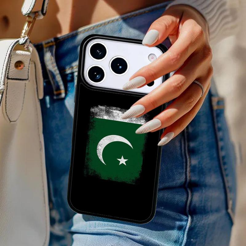 Pakistan Flag Phone Case For iPhone 17 Air 14 15 13 12 Max Cover For Apple 16e 11 Pro Max Plus Coque