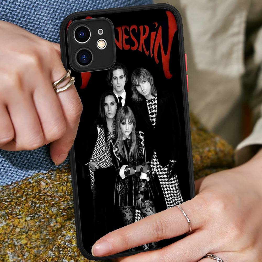 

Rock Band M-ManeskinS For iPhone Air 16 15 14 Plus 13 12 11 Pro Max Matte Cover Jelly Shockproof Phone Case iphone 12 pro
