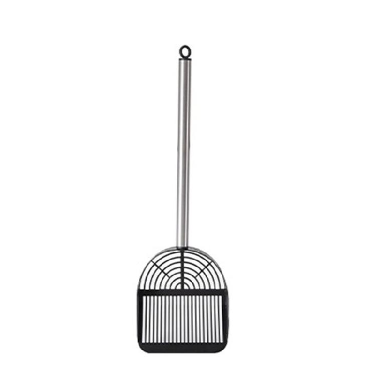 MultiPurpose Cats Litter Scoops Stainless Steel Handle for Household Cage Cleaning Litter Cleaning Tool