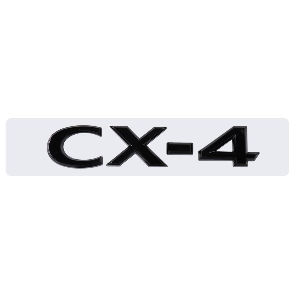 3D ABS CX-4 CX-5 Car Letter Badge Logo Trunk Decorative Sticker For Mazda 3 6 2 Axela CX30 CX7 Atenza Demio CX3 CX9 Accessories kyljh99