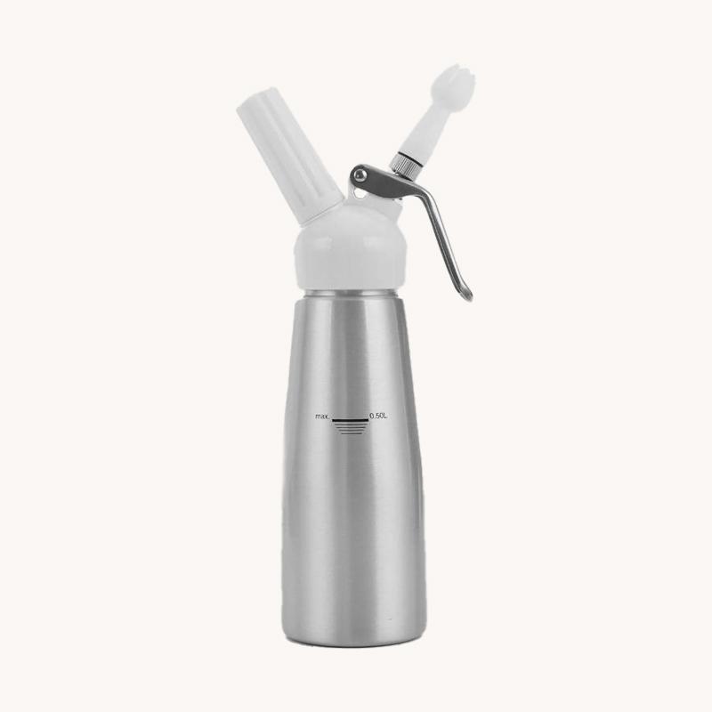 500ml Cream Foam Gun Cake Piping Gun Professional Whipped Cream Maker Siphon Squeeze Bottle Dessert Tool Cream Whippers Kitchen