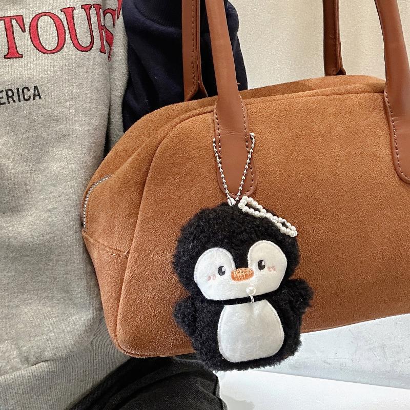 Cute Penguin Plush Pendant Keychain Cartoon Funny Plush Stuffed Doll Backpack Bag Pendant Charms Adorkable Accessories Gifts