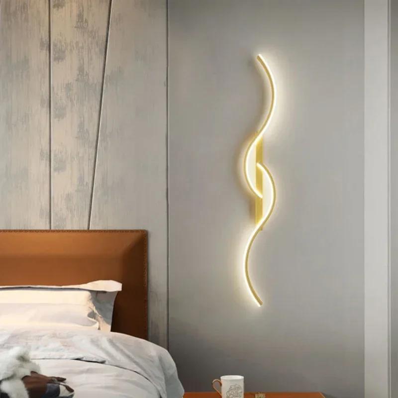 Modern LED Wall Lamp For Living Dining Room Bedroom Bedside Aisle Wall Lights Home Decoration Interior Wall Decor Lighting