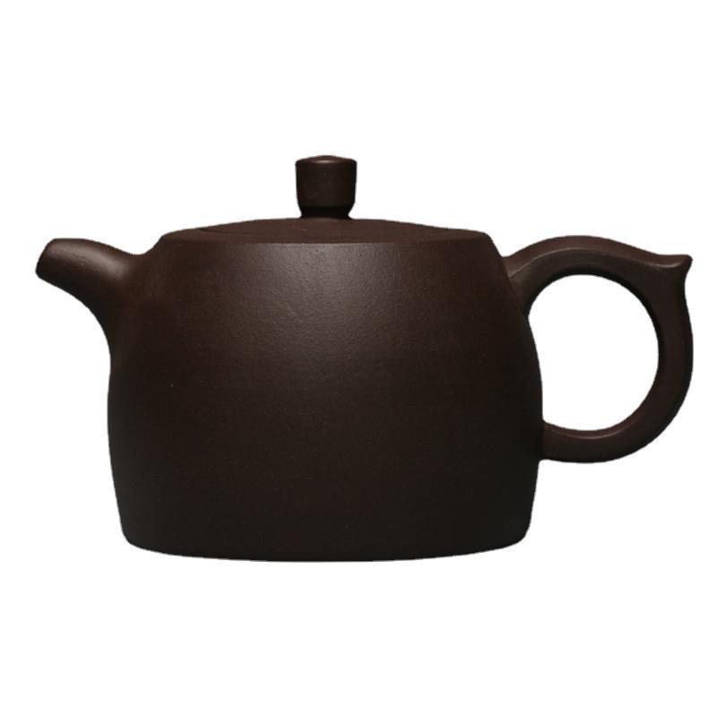 Yixing Zisha Purple Clay Teapot - Well Rail Design, 360ml