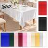 Wrinkle Resistant Table Cover for Party Solid Color Satin Tablecloth 102 X 57 Inch Rectangular Silky Cover Washable Tablecloth Daily Use Smooth