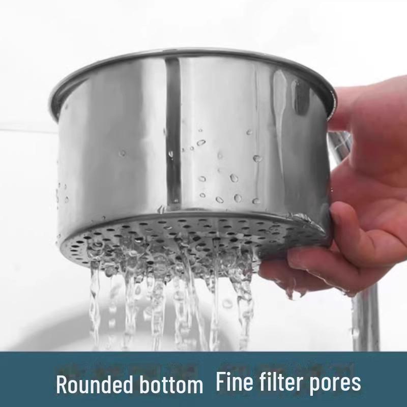 Swan Stainless Steel Kitchen Sink Basket with Dry/Wet Separation and Hanging Hook