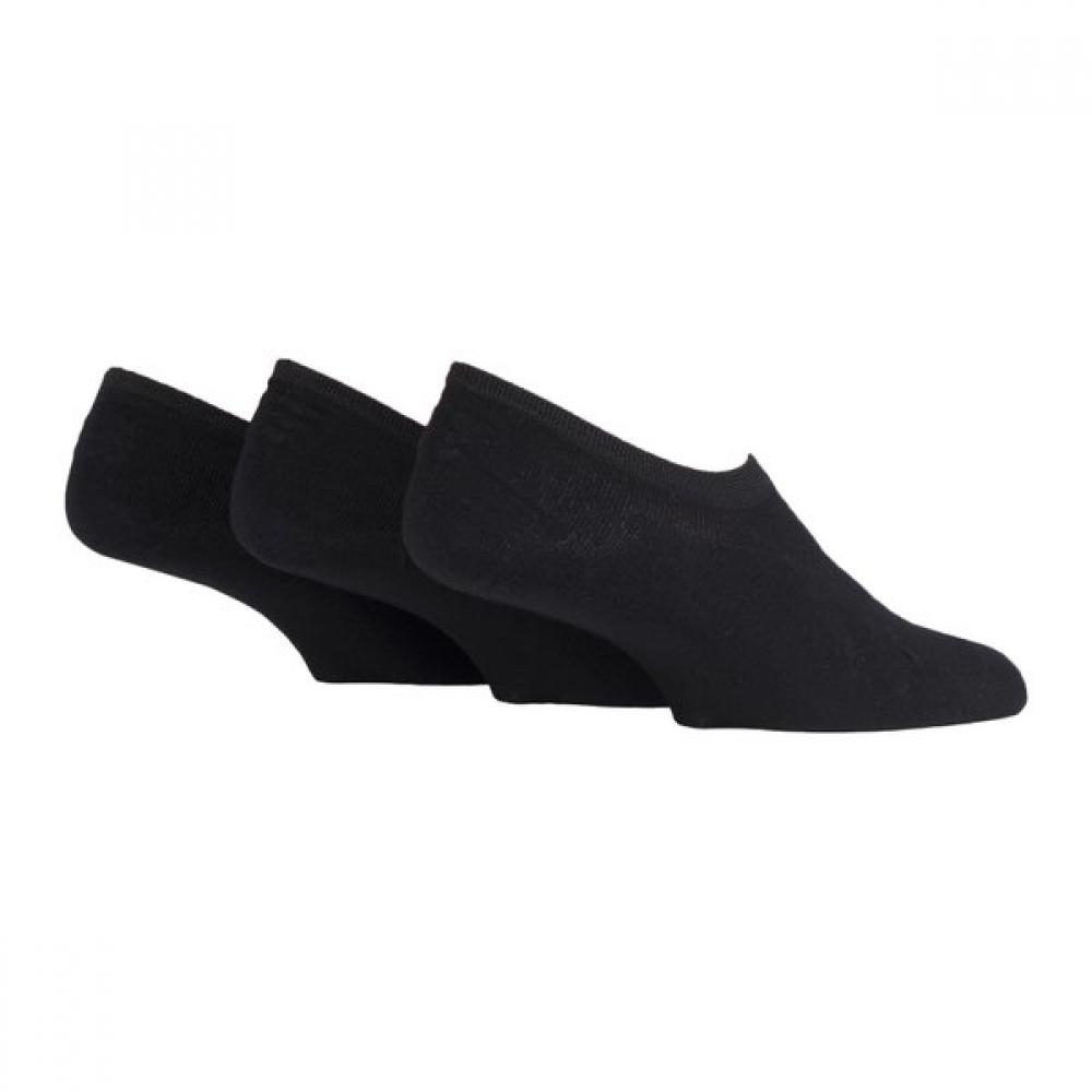 Sock Shop Men S 3 Pair Bamboo Fake SockS Black qSmd0bk Black