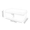 Iron Storage Box Note Organizer Empty Box Metal Case for Stamp Candles Stationery