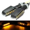 1 Pair Motorcycles Motocross Scooters Turn Signal Corner Light 9 LEDs Decoration